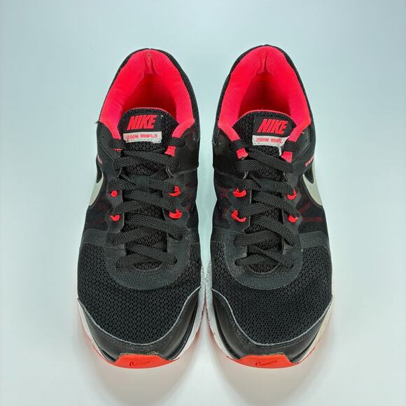 Nike Zoom Winflo Black Pink Athletic Running Shoes Women's Size 12 Men's 10.5 - Picture 3 of 11